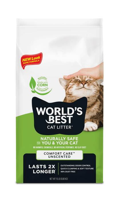 Original Unscented Cat Litter | Flushable | 99% Dust Free | Clumping | 8 Lb