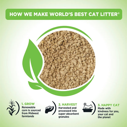 Original Unscented Cat Litter | Flushable | 99% Dust Free | Clumping | 8 Lb