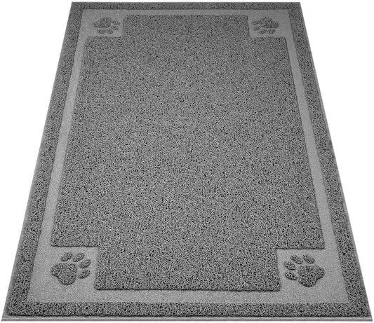 Cat Litter Mat, Litter Trapping Mat Extra Large Soft on Kitty Paws, 35" X 24" Cat Litter Box Mat for Cleaner Floors, Waterproof, Easy Clean, Durable Large Size Cat Litter Pad for Kitten